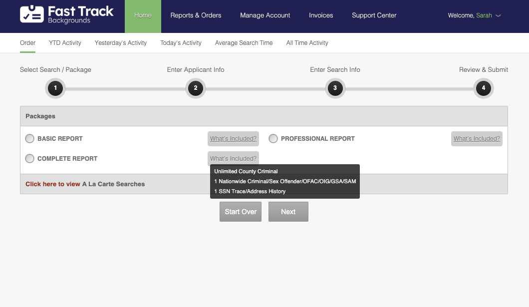 Package Options